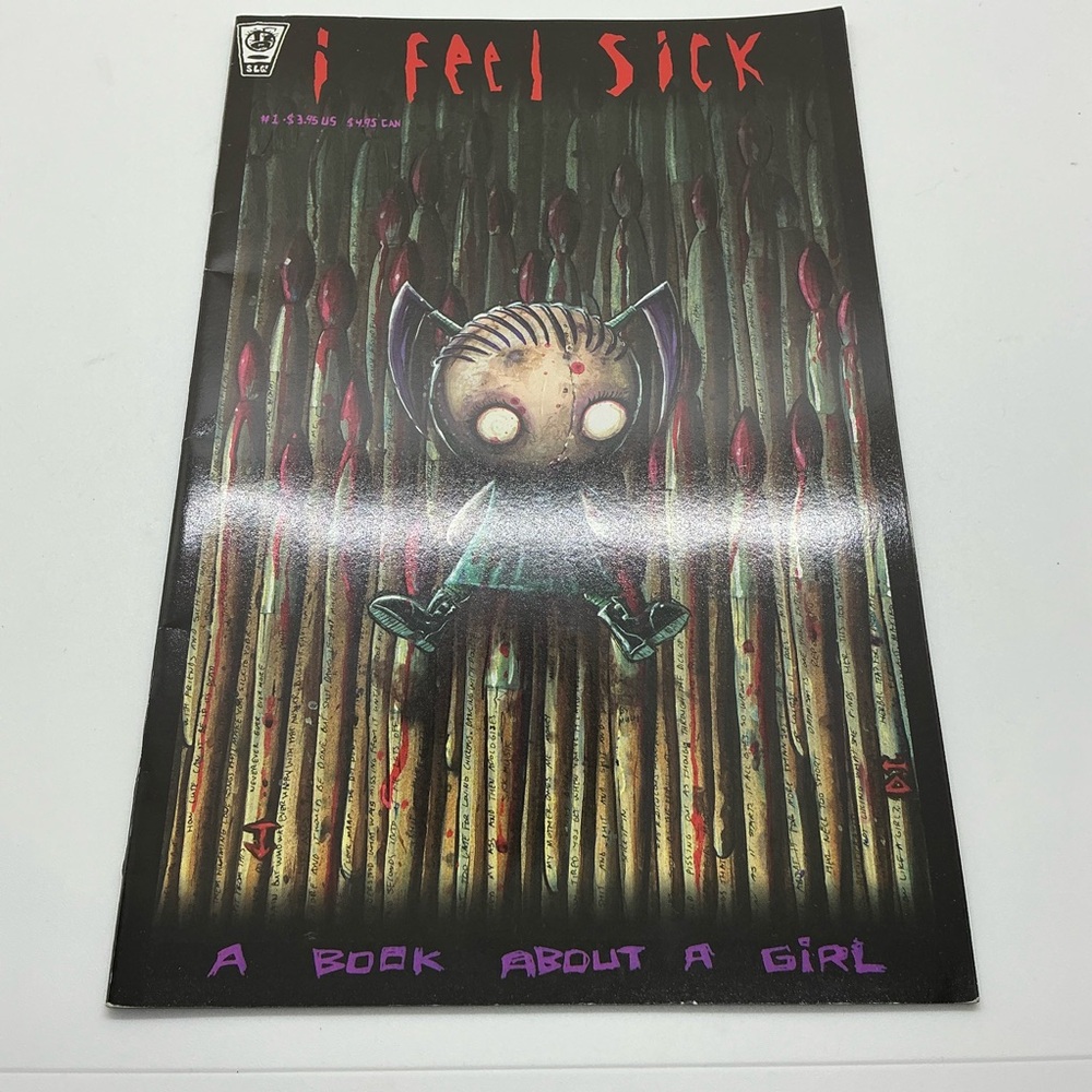 Vtg I Feel Sick #1  1999 Jhonen Vasquez Homicidal Maniac Exc Condition 2002 4th